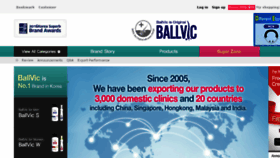 What Ballvicshop.com website looked like in 2017 (6 years ago)
