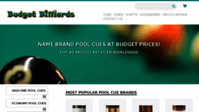 What Budgetcues.com website looked like in 2017 (6 years ago)