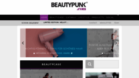 What Beautypunk.com website looked like in 2017 (6 years ago)