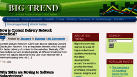 What Big-trend.com website looked like in 2017 (6 years ago)