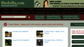 What Birdzilla.com website looked like in 2017 (6 years ago)