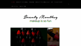 What Beautymouthsy.com website looked like in 2017 (6 years ago)