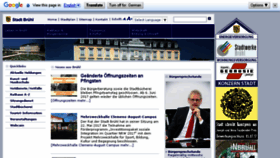 What Bruehl.de website looked like in 2017 (6 years ago)