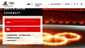 What Bridgestone.pl website looked like in 2017 (6 years ago)