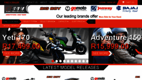 What Bigboyscooters.co.za website looked like in 2017 (6 years ago)