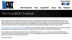 What Beatbrooklyn.com website looked like in 2017 (6 years ago)