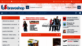 What Bravoshop.ro website looked like in 2017 (6 years ago)