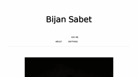 What Bijansabet.com website looked like in 2017 (6 years ago)