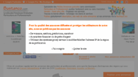What Bustanco.com website looked like in 2017 (8 years ago)