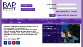 What Bap.org.uk website looked like in 2017 (8 years ago)