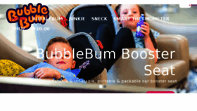 What Bubblebum.co website looked like in 2017 (6 years ago)