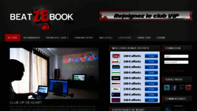 What Beatzebook.com website looked like in 2017 (6 years ago)