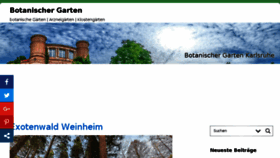 What Botanischer-garten.org website looked like in 2017 (6 years ago)