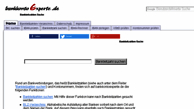 What Bankkontoexperte.de website looked like in 2017 (6 years ago)