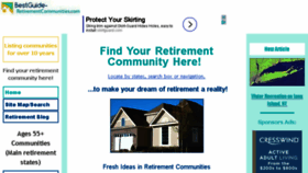 What Bestguide-retirementcommunities.com website looked like in 2017 (6 years ago)