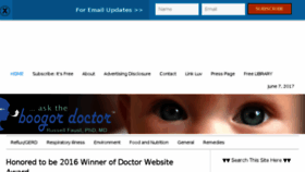 What Boogordoctor.com website looked like in 2017 (6 years ago)