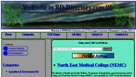 What Bd-directory.com website looked like in 2017 (6 years ago)
