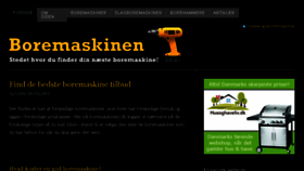 What Boremaskinen.dk website looked like in 2017 (6 years ago)