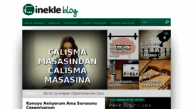 What Blog.inekle.com website looked like in 2017 (6 years ago)