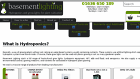 What Basementlighting.com website looked like in 2017 (6 years ago)