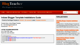 What Blogteacher.net website looked like in 2017 (6 years ago)
