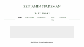 What Benjaminspademan.com website looked like in 2017 (7 years ago)
