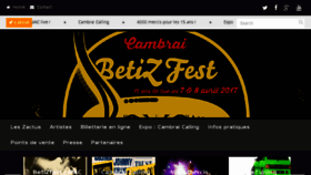What Betizfest.info website looked like in 2017 (6 years ago)