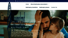 What Bankruptcyqueensland.com.au website looked like in 2017 (6 years ago)