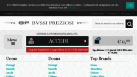 What Bussipreziosi.com website looked like in 2017 (6 years ago)