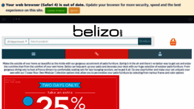What Belizo.net website looked like in 2017 (6 years ago)