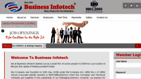 What Businessinfotech.in website looked like in 2017 (6 years ago)