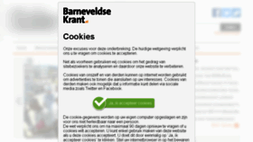 What Barneveldsekrant.nl website looked like in 2017 (6 years ago)