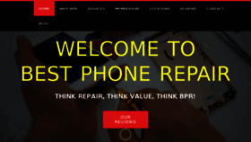 What Bestphonerepair.com website looked like in 2017 (6 years ago)