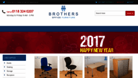 What Brothersofficefurniture.co.uk website looked like in 2017 (6 years ago)