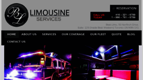 What Bestlimo.ca website looked like in 2017 (6 years ago)