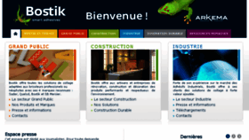What Bostik.fr website looked like in 2017 (6 years ago)