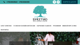 What Buket.io website looked like in 2017 (8 years ago)
