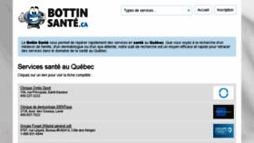 What Bottinsante.com website looked like in 2017 (9 years ago)