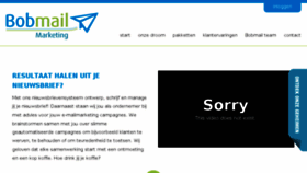 What Bobmail.nl website looked like in 2017 (6 years ago)