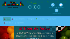 What Buffetvillaencantada.com.br website looked like in 2017 (7 years ago)