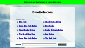 What Bluehole.com website looked like in 2017 (6 years ago)