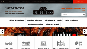 What Bbqoutfitters.com website looked like in 2017 (6 years ago)