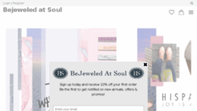 What Bejeweledatsoul.com website looked like in 2017 (6 years ago)