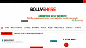 What Bollyshare.com website looked like in 2017 (6 years ago)