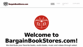 What Bargainbookstores.com website looked like in 2017 (6 years ago)