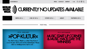 What Berlin-music-week.de website looked like in 2017 (6 years ago)