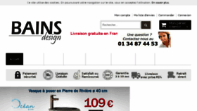 What Bains-design.fr website looked like in 2017 (6 years ago)