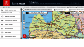 What Balticmaps.lv website looked like in 2017 (6 years ago)