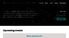 What Btconf.net website looked like in 2017 (6 years ago)