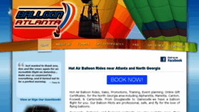What Balloonatlanta.com website looked like in 2017 (6 years ago)